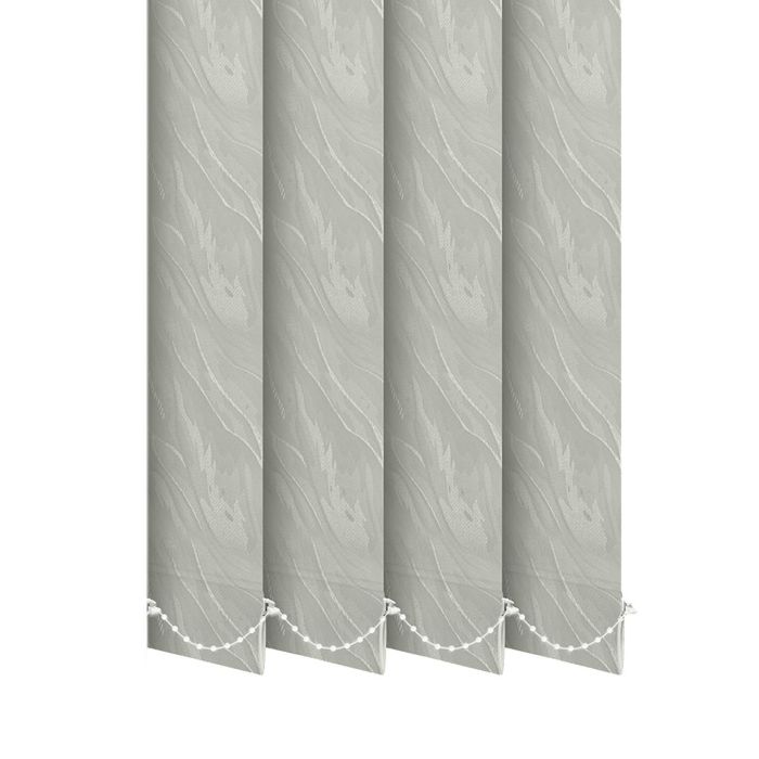 Жалюзі на вікно Сандра вертикальні 89 мм тканинні Білий