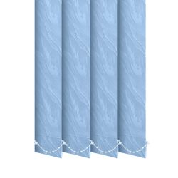 Жалюзі на вікно Сандра вертикальні 127 мм тканинні Блакитний