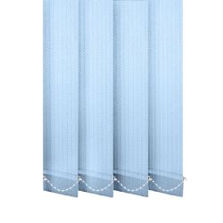 Жалюзі на вікно Магнолія вертикальні 127 мм тканинні Блакитний