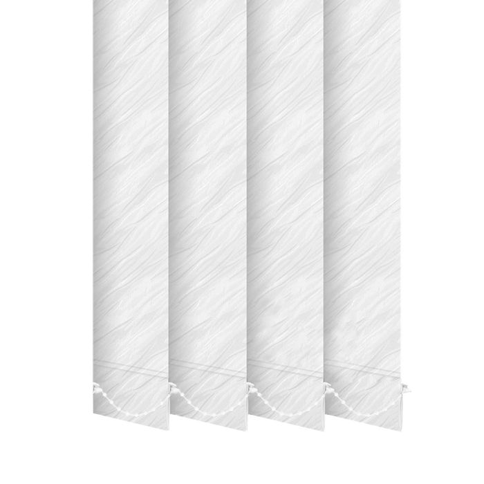 Жалюзі на вікно Lady вертикальні 127 мм тканинні Білий