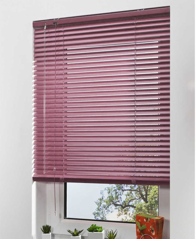 Жалюзі горизонтальні алюмінієві Бузковий