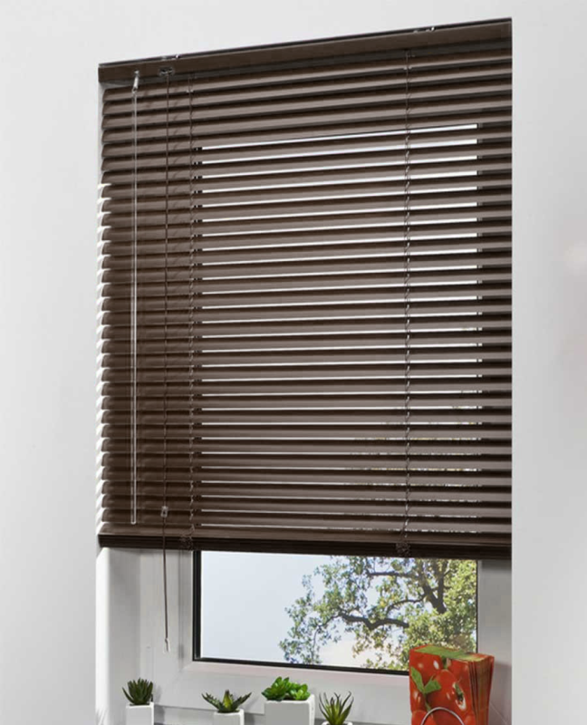 Жалюзі горизонтальні алюмінієві Коричневий