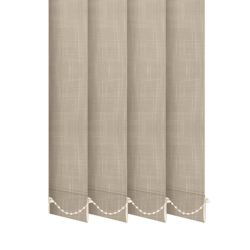 Жалюзі на вікно Shantung вертикальні 127 мм тканинні Світло-сірий