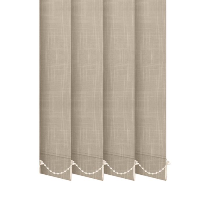 Жалюзі на вікно Shantung вертикальні 127 мм тканинні Світло-сірий