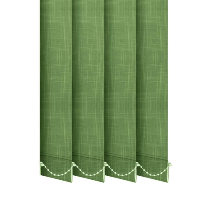 Жалюзі на вікно Shantung вертикальні 127 мм тканинні Зелений