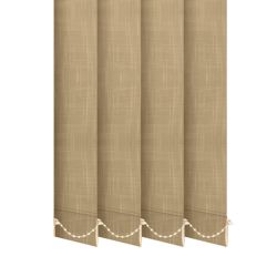 Жалюзі на вікно Shantung вертикальні 127 мм тканинні Бежевий