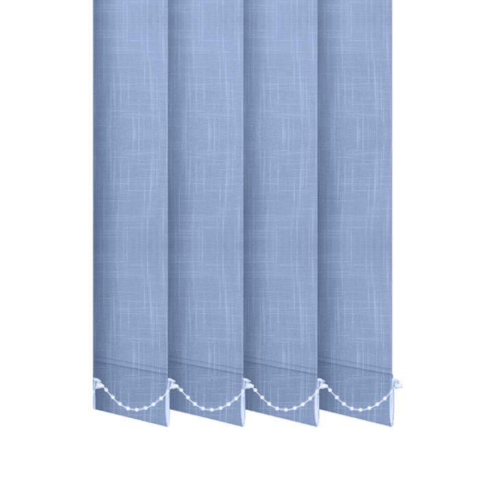 Жалюзі на вікно Shantung вертикальні 127 мм тканинні Синій