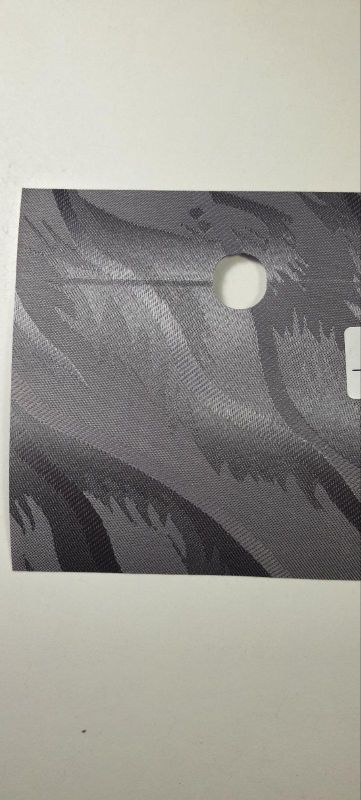 Жалюзі на вікно Сандра вертикальні 127 мм тканинні Темно-сірий