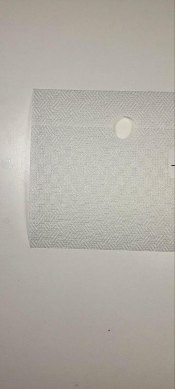 Жалюзі на вікно Макраме вертикальні 127 мм тканинні Білий