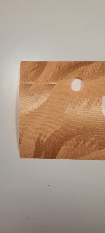 Жалюзі на вікно Сандра вертикальні 127 мм тканинні Персиковий