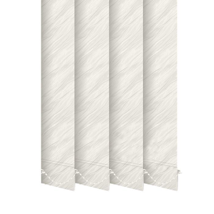 Жалюзі на вікно Венера вертикальні 89 мм тканинні Білий