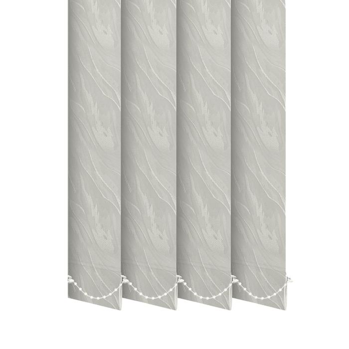 Жалюзі на вікно Сандра вертикальні тканинні 127 мм Білий