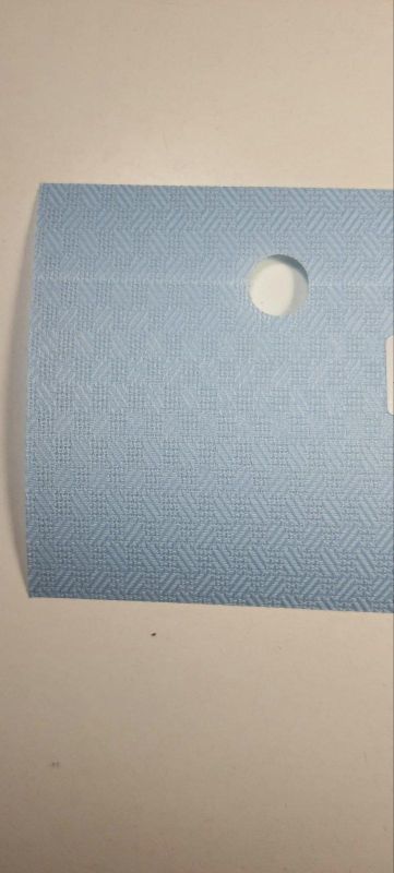 Жалюзі на вікно Макраме вертикальні 127 мм тканинні Блакитний