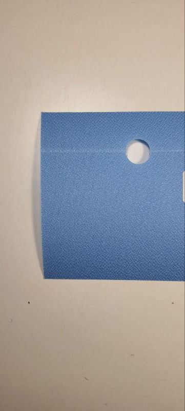 Жалюзі на вікно Creppe вертикальні 127 мм тканинні Блакитний