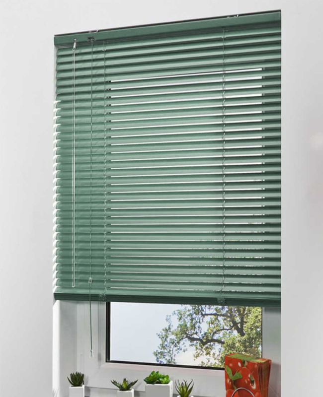 Жалюзі горизонтальні алюмінієві Темно-зелений