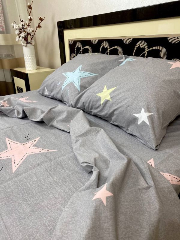 Комплект постільної білизни Преміум 02-056 Бязь наволочки 50*70см