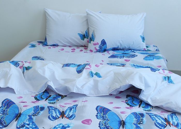 Комплект постільної білизни двоспальний наволочки 50*70см Ранфорс R820