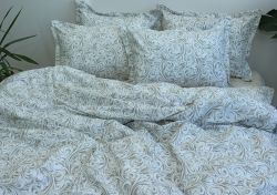 Комплект постільної білизни двоспальний наволочки 50*70см Ранфорс R-T9259