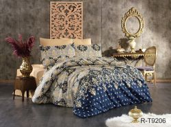 Комплект постільної білизни євро наволочки 50*70см Ранфорс R-T9206