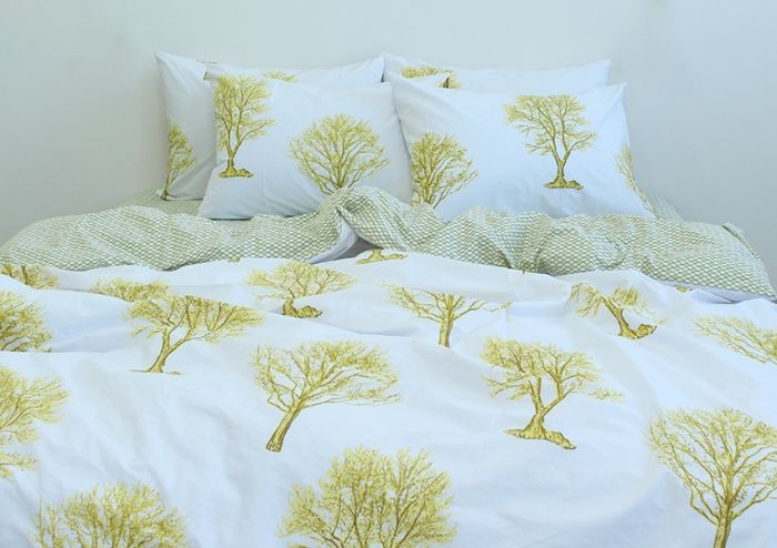 Комплект постільної білизни євро наволочки 50*70см Ранфорс R-V8162