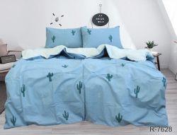 Комплект постільної білизни євро наволочки 50*70см Ранфорс R7628