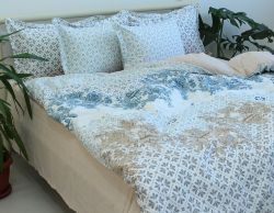 Комплект постільної білизни сімейний наволочки 50*70см Ранфорс R-T9161