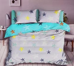 Комплект постільної білизни сімейний наволочки 50*70см Ранфорс R7459