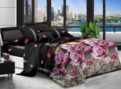 Комплект постільної білизни євро наволочки 50*70см Поликоттон BR-3322