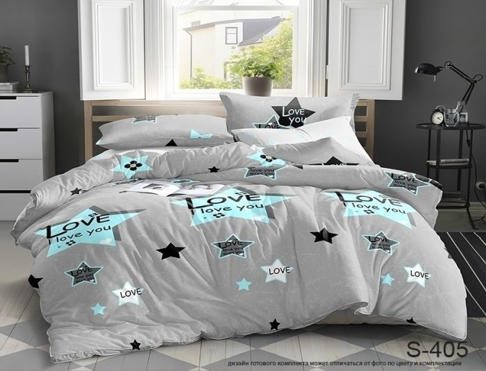 Комплект постільної білизни наволочки 50*70см Сатин S405