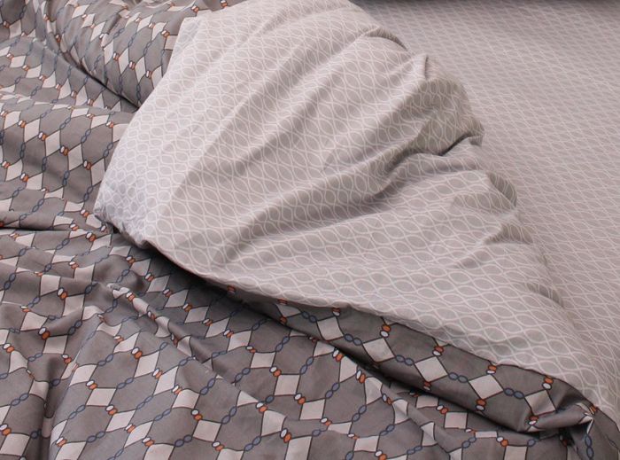 Комплект постільної білизни сімейний наволочки 50*70см Сатин S485