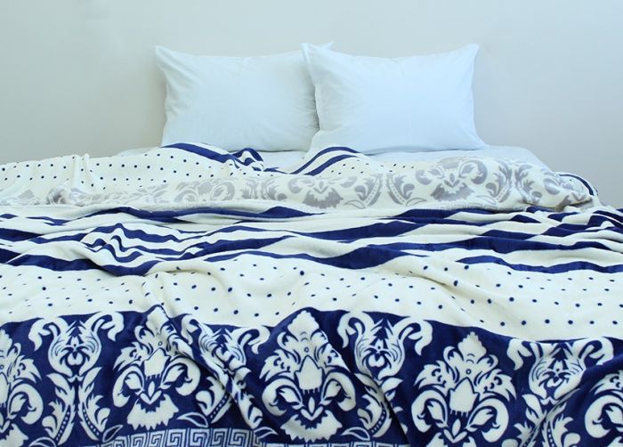 Плед велсофт (мікрофібра) 200*220 см JH-VL013