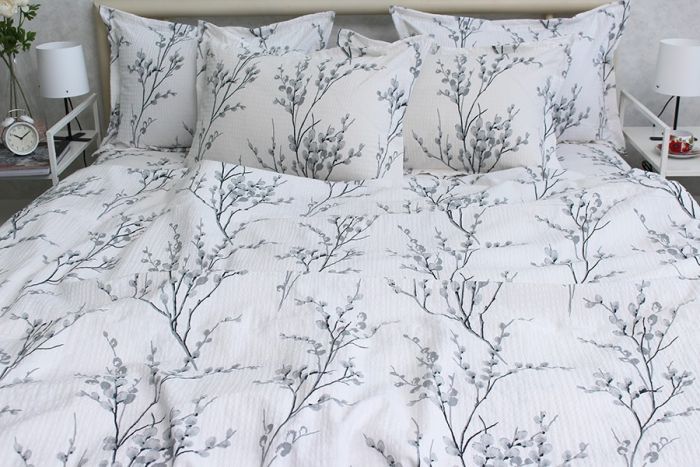 Комплект постільної білизни євро наволочки 70*70см Ранфорс Gofre RG-8