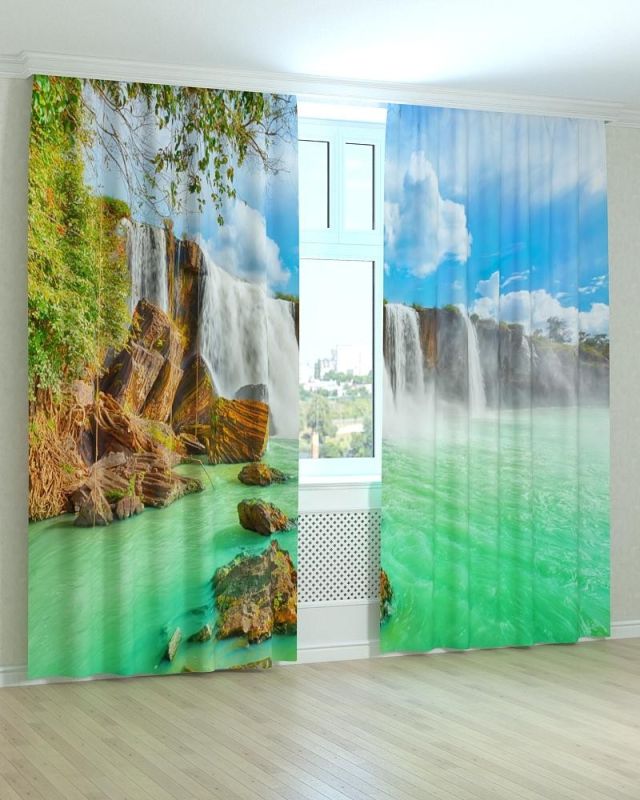 Фотоштори DECOLIV Пейзаж Принт 00-012 Тюль