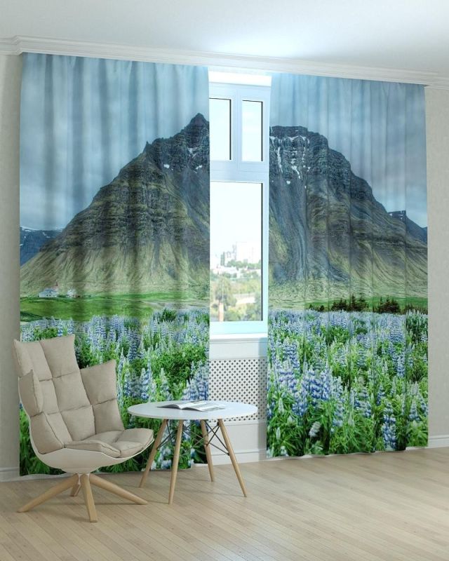 Фотоштори DECOLIV Пейзаж Принт 00-025 Тюль