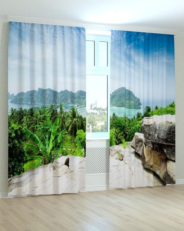 Фотоштори DECOLIV Пейзаж Принт 00-114 Блекаут