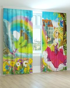 Фотоштори DECOLIV Дитячі Принт 01-037 Тюль