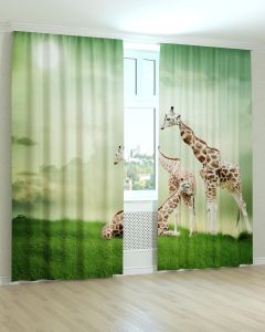 Фотоштори DECOLIV Тварини Принт 04-015 Тюль