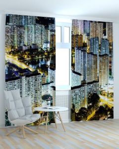 Фотоштори DECOLIV Місто Принт 06-090 Тюль