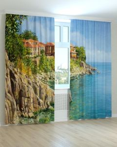 Фотоштори DECOLIV Абстракція Принт 07-076 Тюль