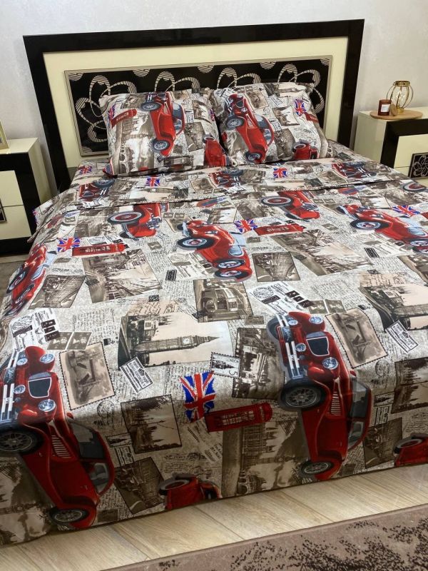 Комплект постільної білизни Преміум 02-048 Бязь