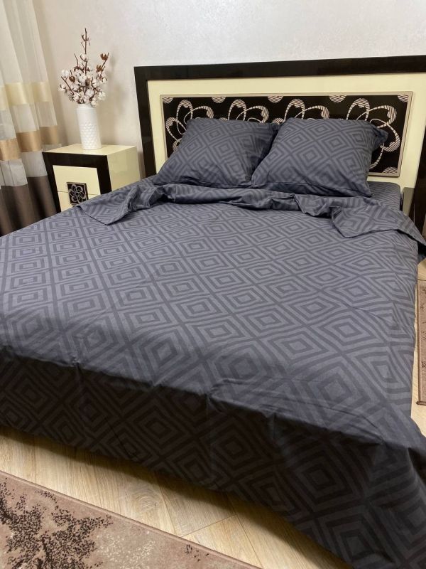 Комплект постільної білизни Преміум 02-057 Бязь