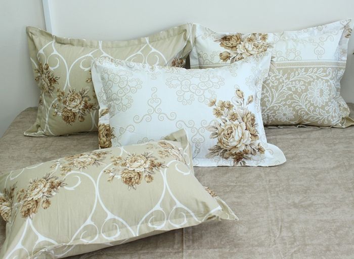 Комплект постільної білизни двоспальний Ранфорс R-T9137