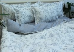 Комплект постільної білизни двоспальний Ранфорс R-T9148