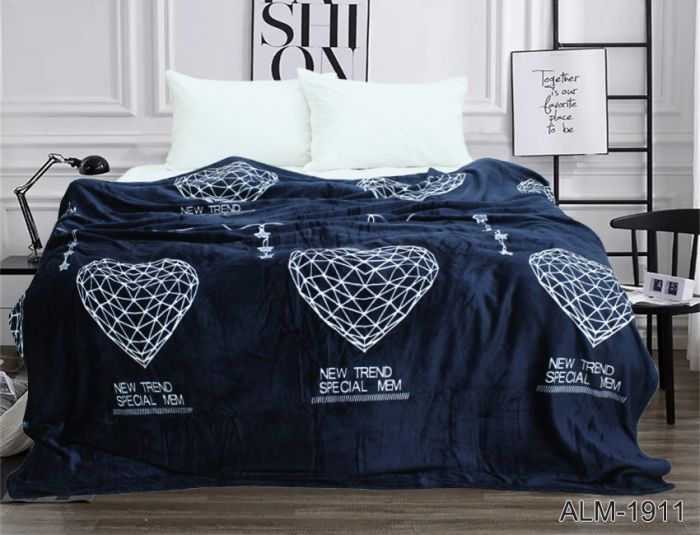 Плед велсофт (мікрофібра) 160*220 см ALM1911