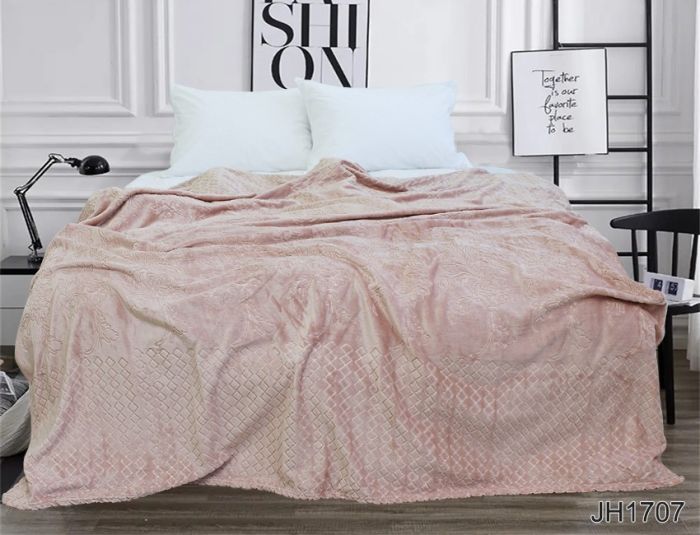 Плед велсофт (мікрофібра) 160*220 см JH1707