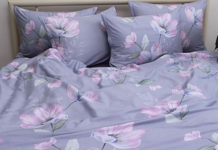 Комплект постільної білизни сімейний наволочки 50*70см Сатин S520