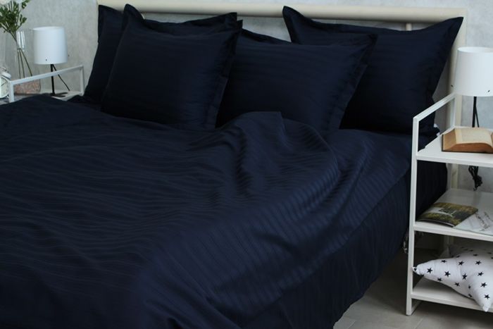 Комплект постільної білизни євро наволочки 50*70см Страйп-Сатин Multistripe MST-6