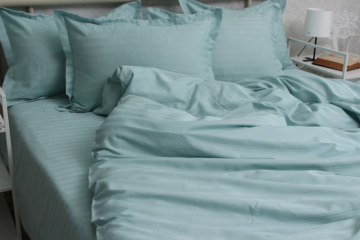 Комплект постільної білизни євро наволочки 50*70см Страйп-Сатин Multistripe MST-7