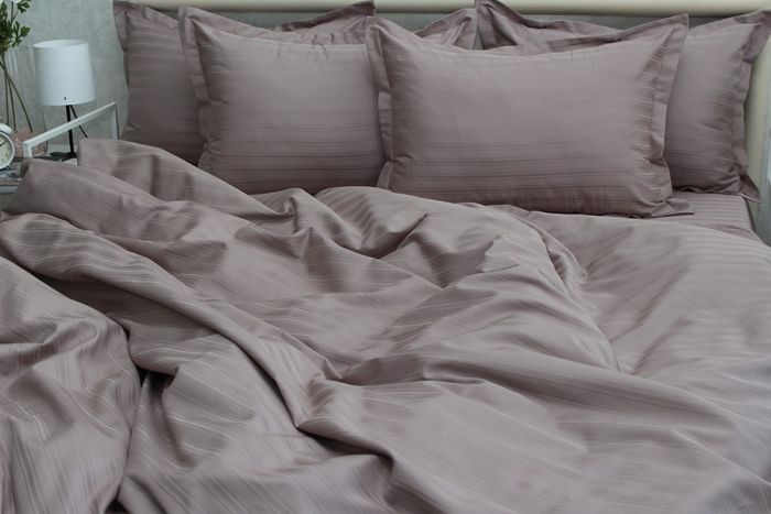 Комплект постільної білизни євро наволочки 50*70см Страйп-Сатин Multistripe MST-13