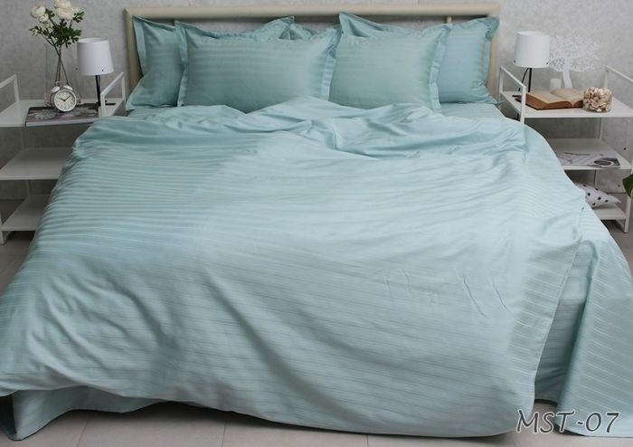 Комплект постільної білизни сімейний наволочки 50*70см Страйп-Сатин Multistripe MST-7